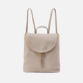 Fern Backpack in Pebbled Leather – Taupe