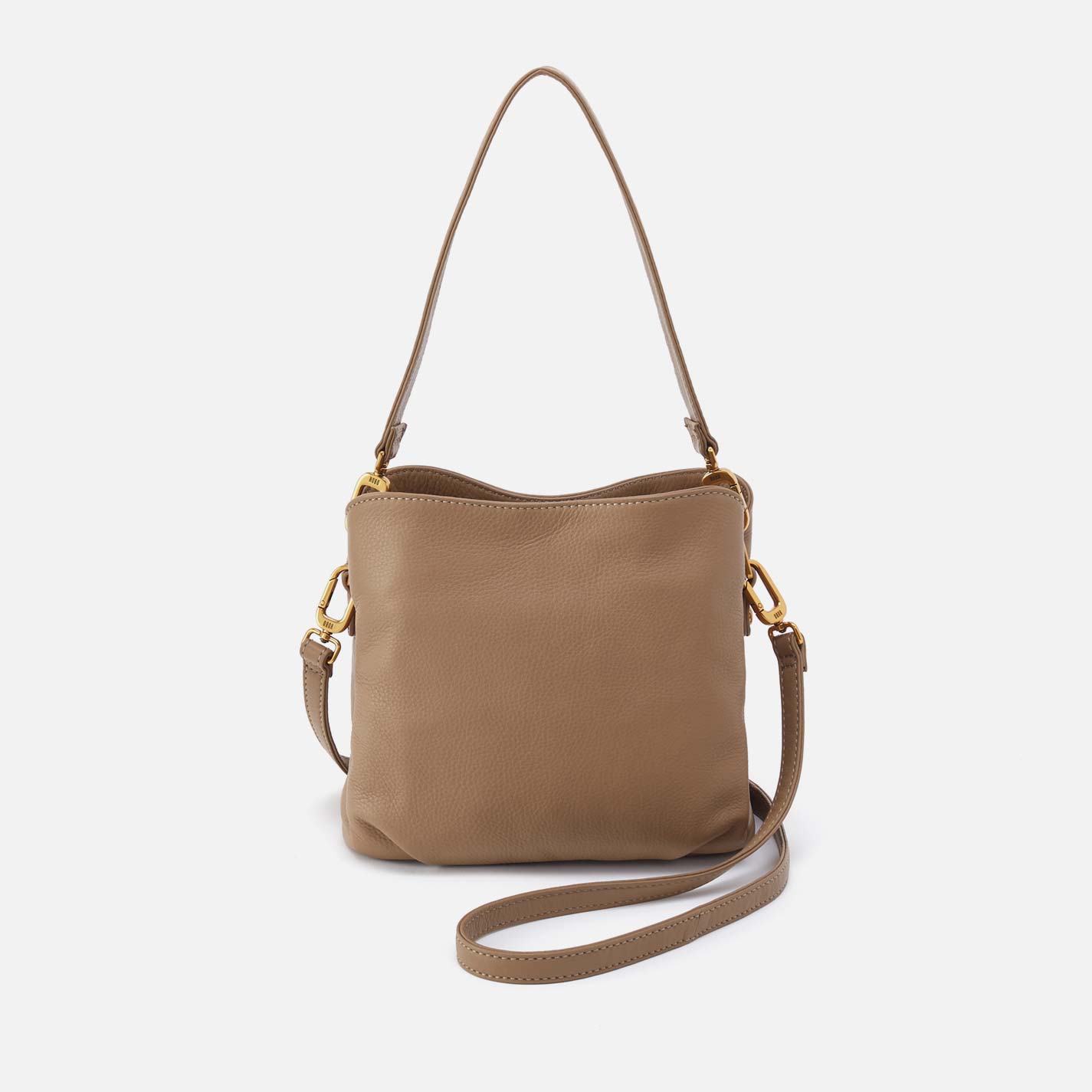 Starr Convertible Bag Shoulder in Pebbled Leather – Cedar Sagebrush