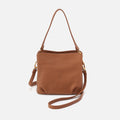 Starr Convertible Shoulder Bag in Pebbled Leather – Warm Honey