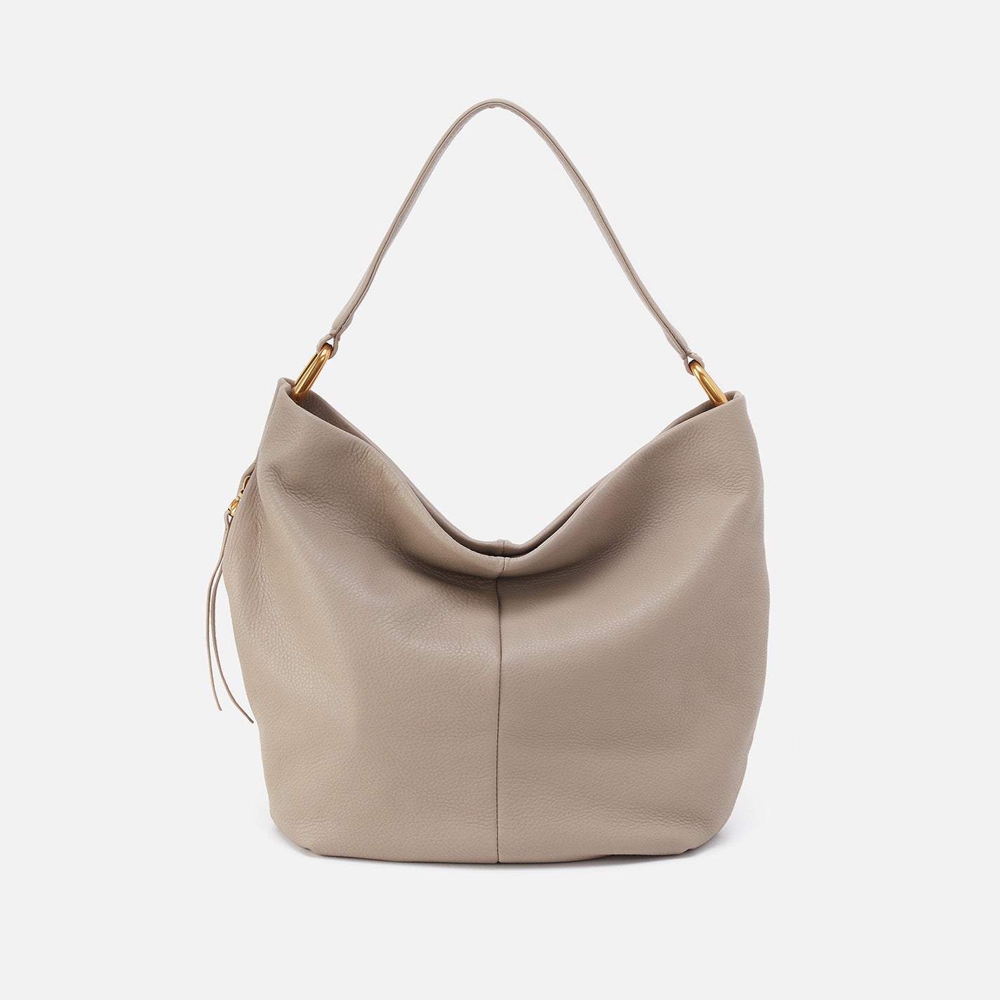 Harley Hobo In Pebbled Leather – Taupe
