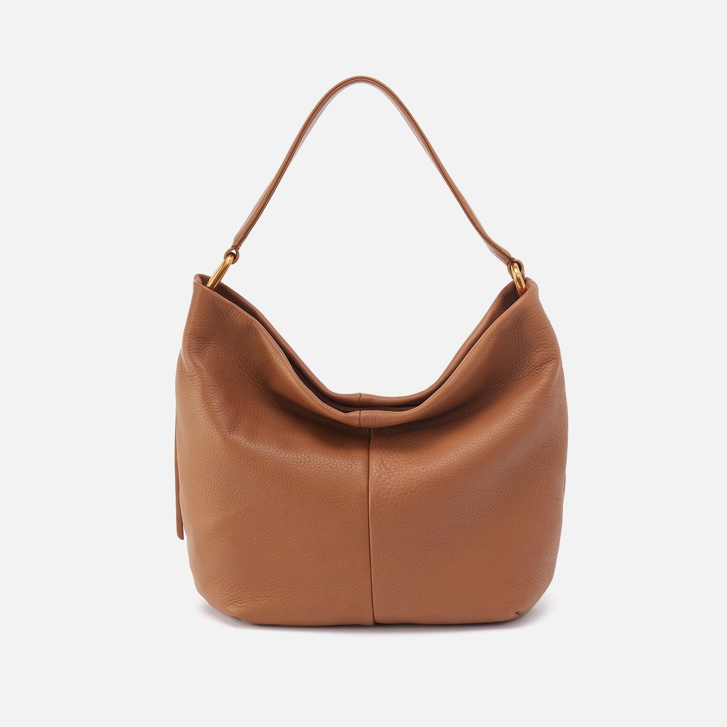 Harley Hobo in Pebbled Leather – Warm Honey