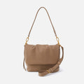 Harley Convertible Shoulder Bag in Pebbled Leather – Cedar Sagebrush