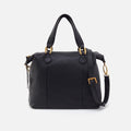 Harley Satchel In Pebbled Leather – Black