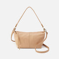 Laguna Crossbody In Metallic Leather – Dusty Gold