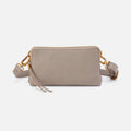 Fern Slim Belt Bag in Pebbled Leather – Taupe