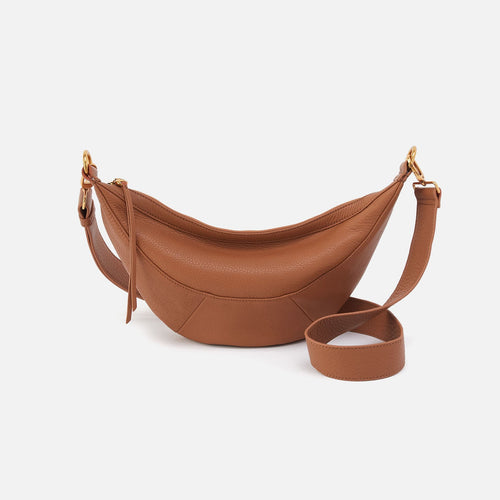 Carmen Sling In Pebbled Leather – Warm Honey