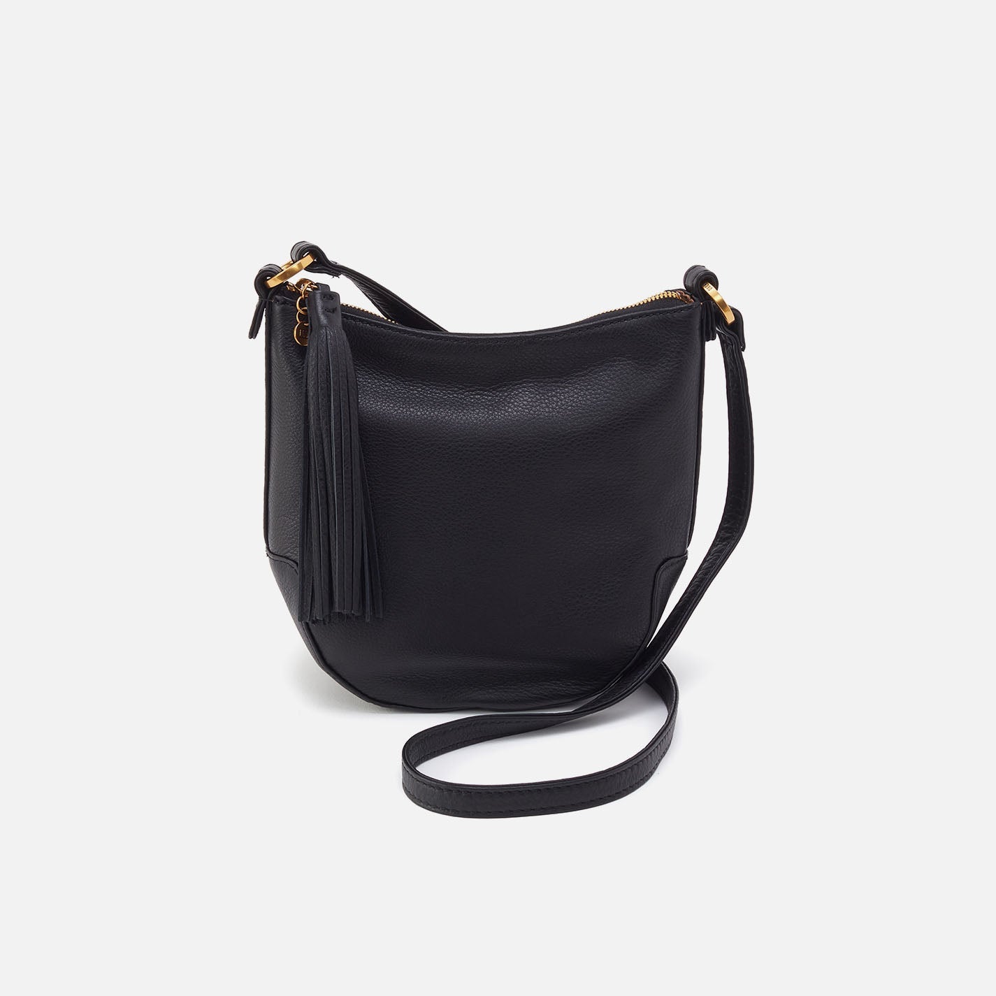 Lexi Crossbody in Pebbled Leather – Black