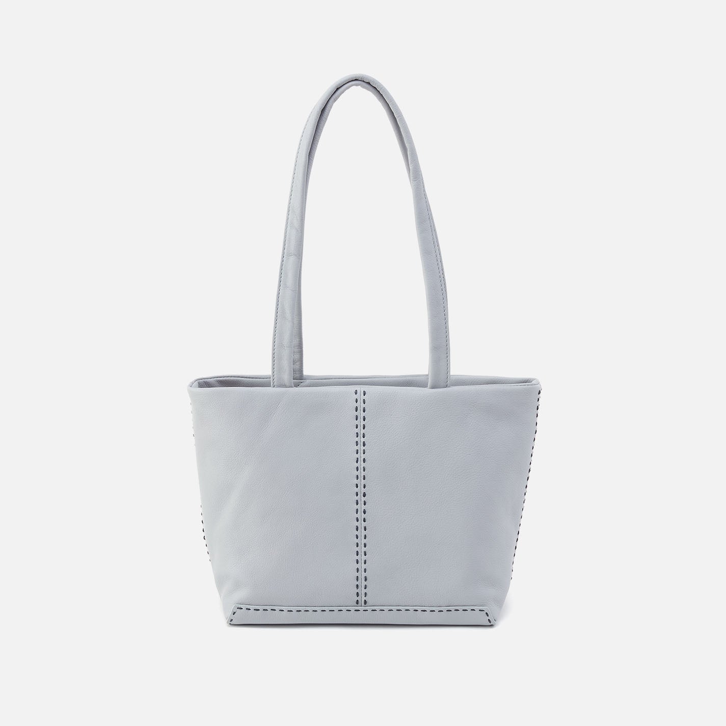 Austin Tote In Pebbled Leather – Blue Pearl