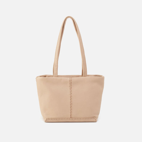 Austin Tote In Pebbled Leather – Linen