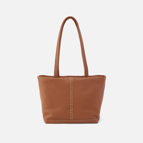 Austin Tote in Pebbled Leather – Warm Honey