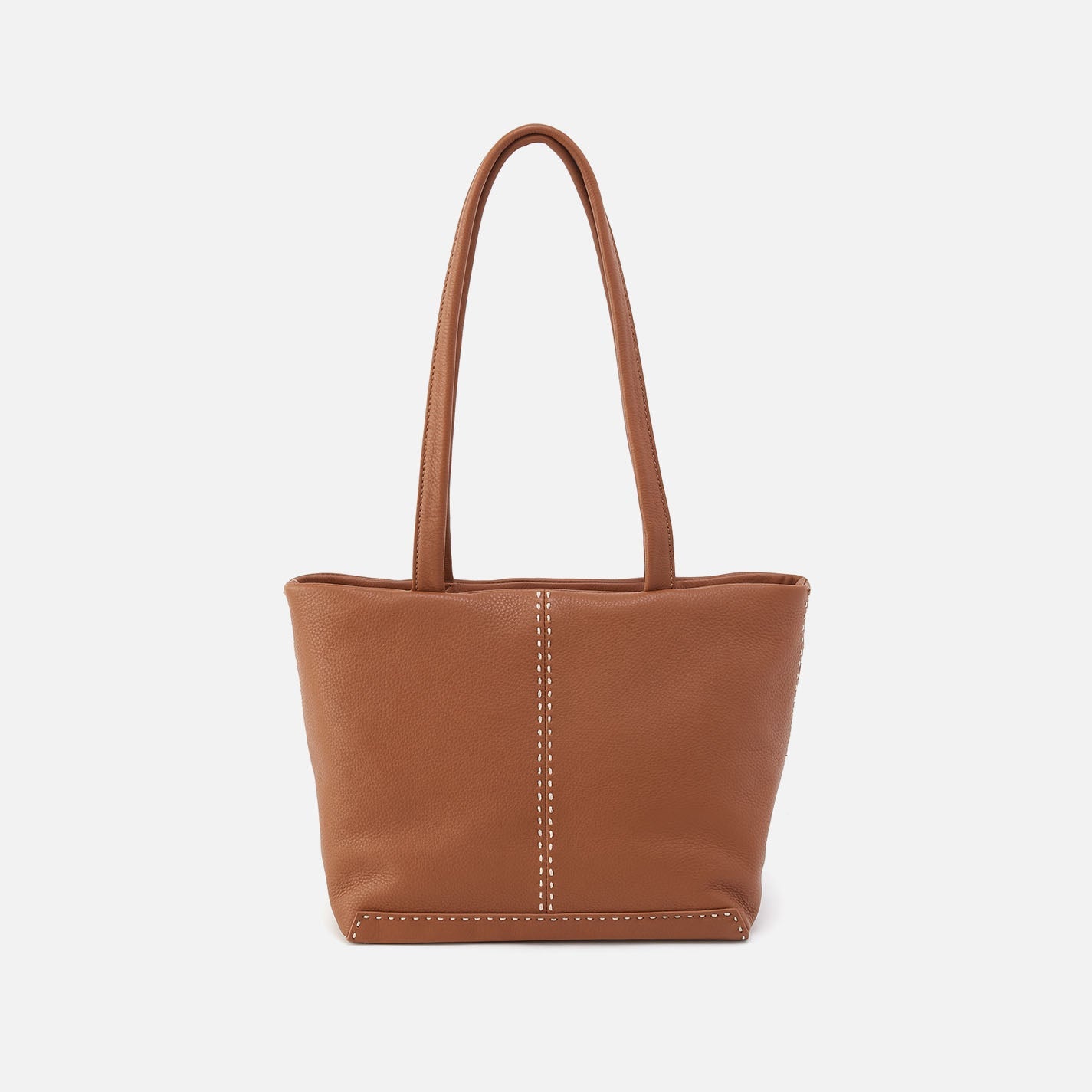 Austin Tote in Pebbled Leather – Warm Honey