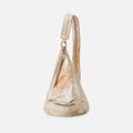 Sway Small Sling In Metallic Leather – Saddle Stardust