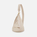 Sway Small Sling In Metallic Leather – Sand Shimmer