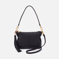 Kori Crossbody in Pebbled Leather – Black