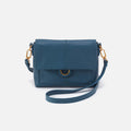 Austin Flap Crossbody in Pebbled Leather – Peacock Feather