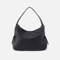 Kori Hobo in Pebbled Leather – Black