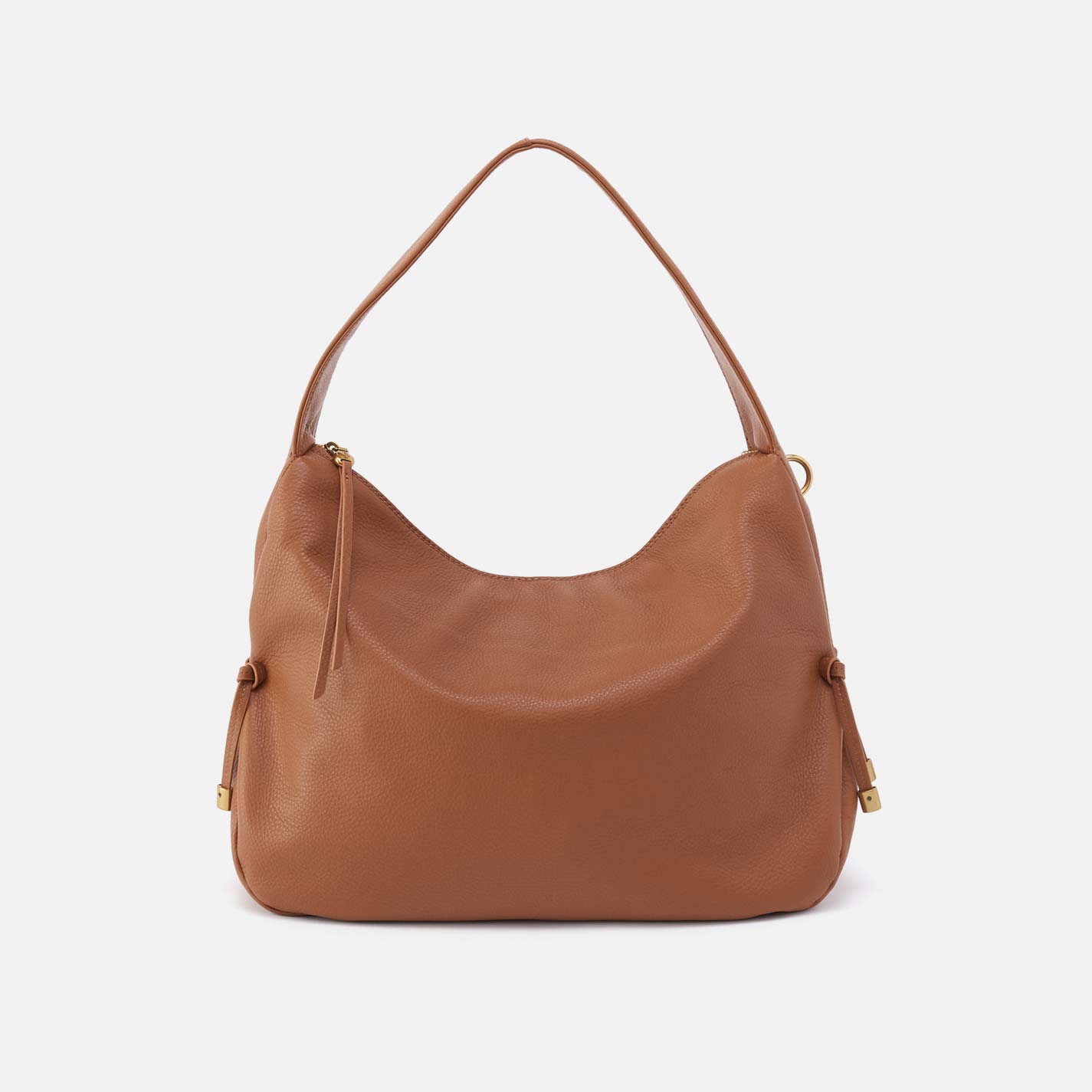 Kori Hobo in Pebbled Leather – Warm Honey