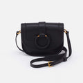 Kiva Small Crossbody in Pebbled Leather – Black