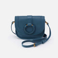 Kiva Small Crossbody in Pebbled Leather – Peacock Feather