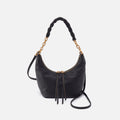 Astrid Small Crossbody in Pebbled Leather – Black
