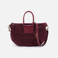 Sheila Large Crossbody in Suede Leather – Prairie Garnet
