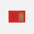 Euro Slide Card Case In Polished Leather – Grenadine
