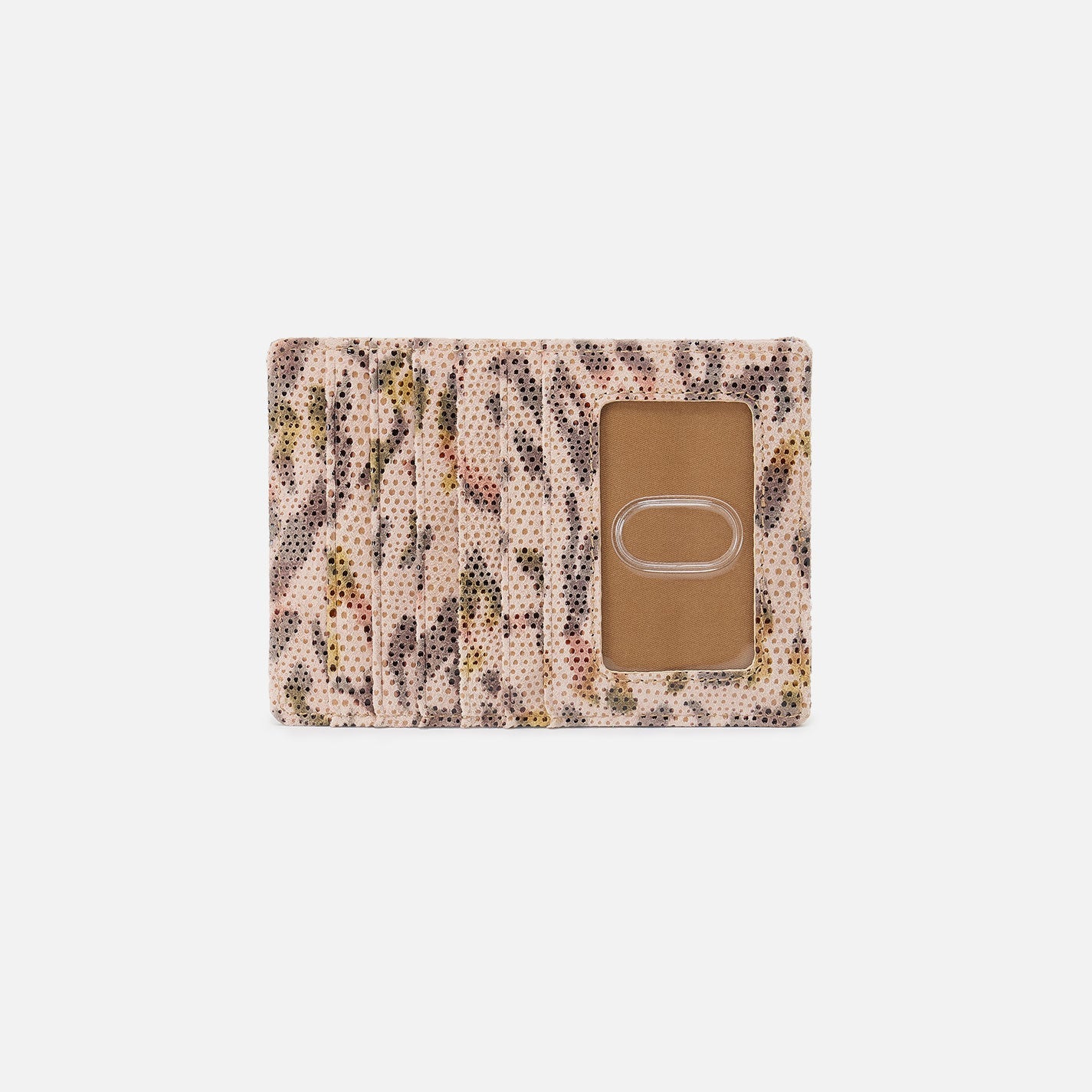 Euro Slide Card Case In Printed Leather – Summer Safari