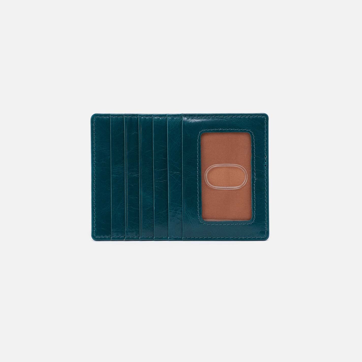 Euro Slide Card Case in Polished Leather – Wild Bluegrass