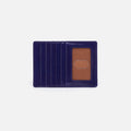 Euro Slide Card Case in Polished Leather – Winter Violet