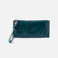 Vida Wristlet in Polished Leather – Wild Bluegrass