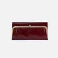 Rachel Continental Wallet in Aniline Gloss Leather – Garnet Gloss