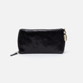 Spark Double Eyeglass Case in Polished Leather – Black
