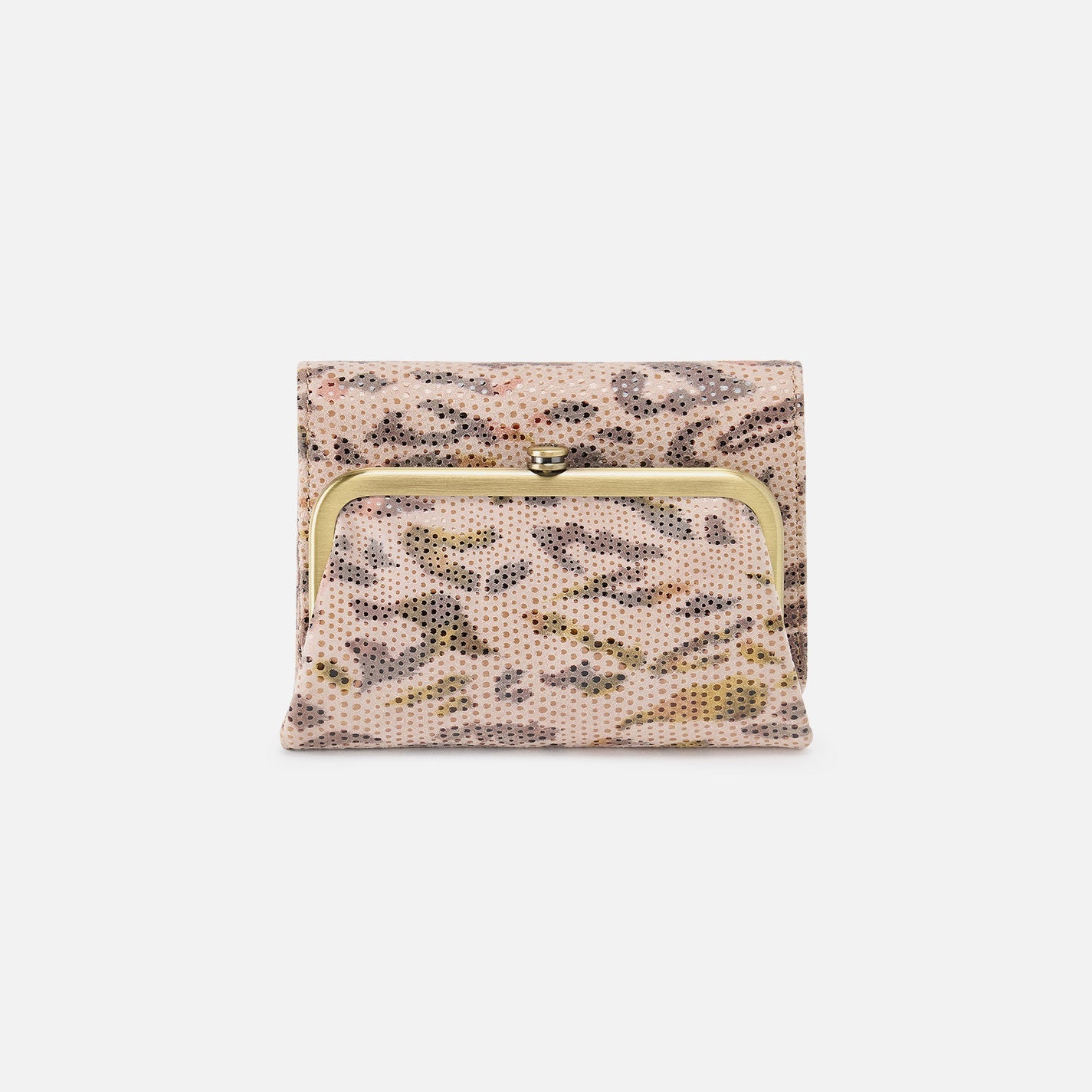 Robin Compact Wallet In Printed Leather – Summer Safari