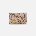 Jill Trifold Wallet In Printed Leather – Summer Safari