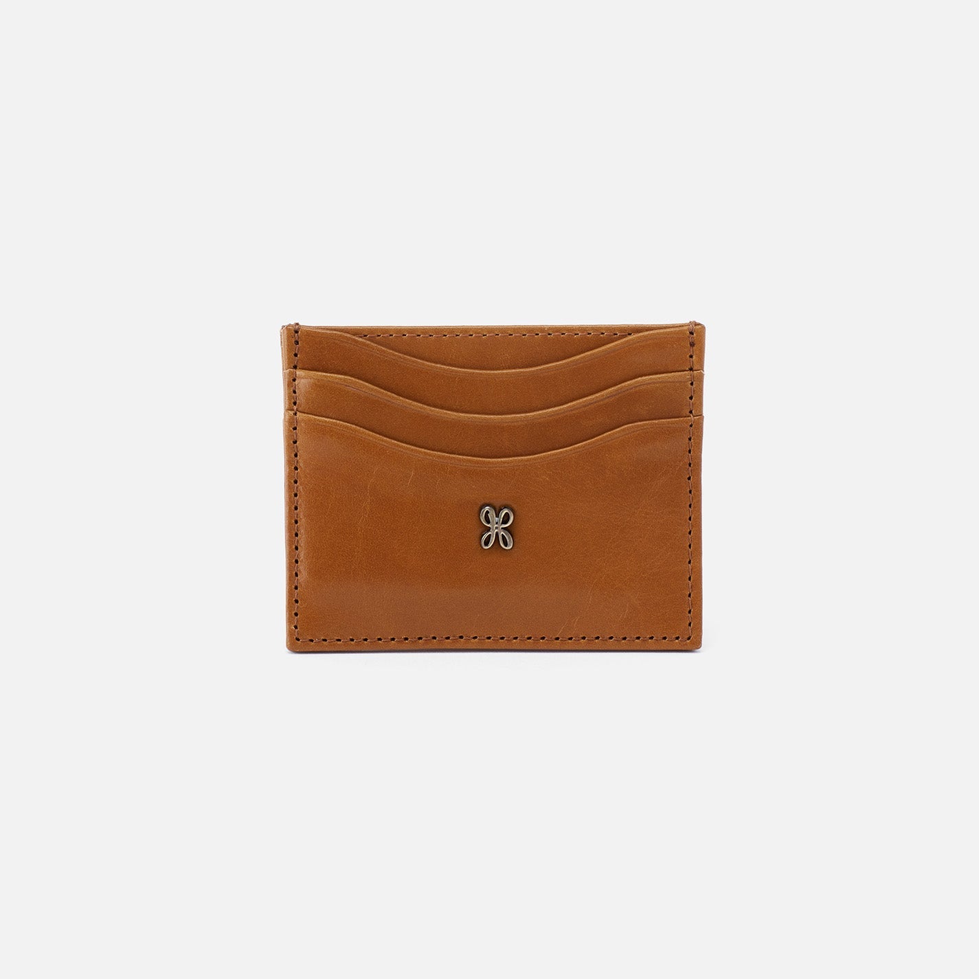Max Card Case in Polished Leather – Truffle