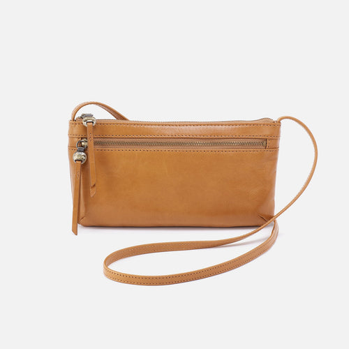 Cara Crossbody In Polished Leather – Natural
