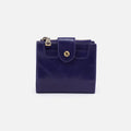 Dunn Mini Wallet in Polished Leather – Winter Violet