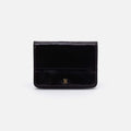 Jill Bifold Wallet in Polished Leather – Black