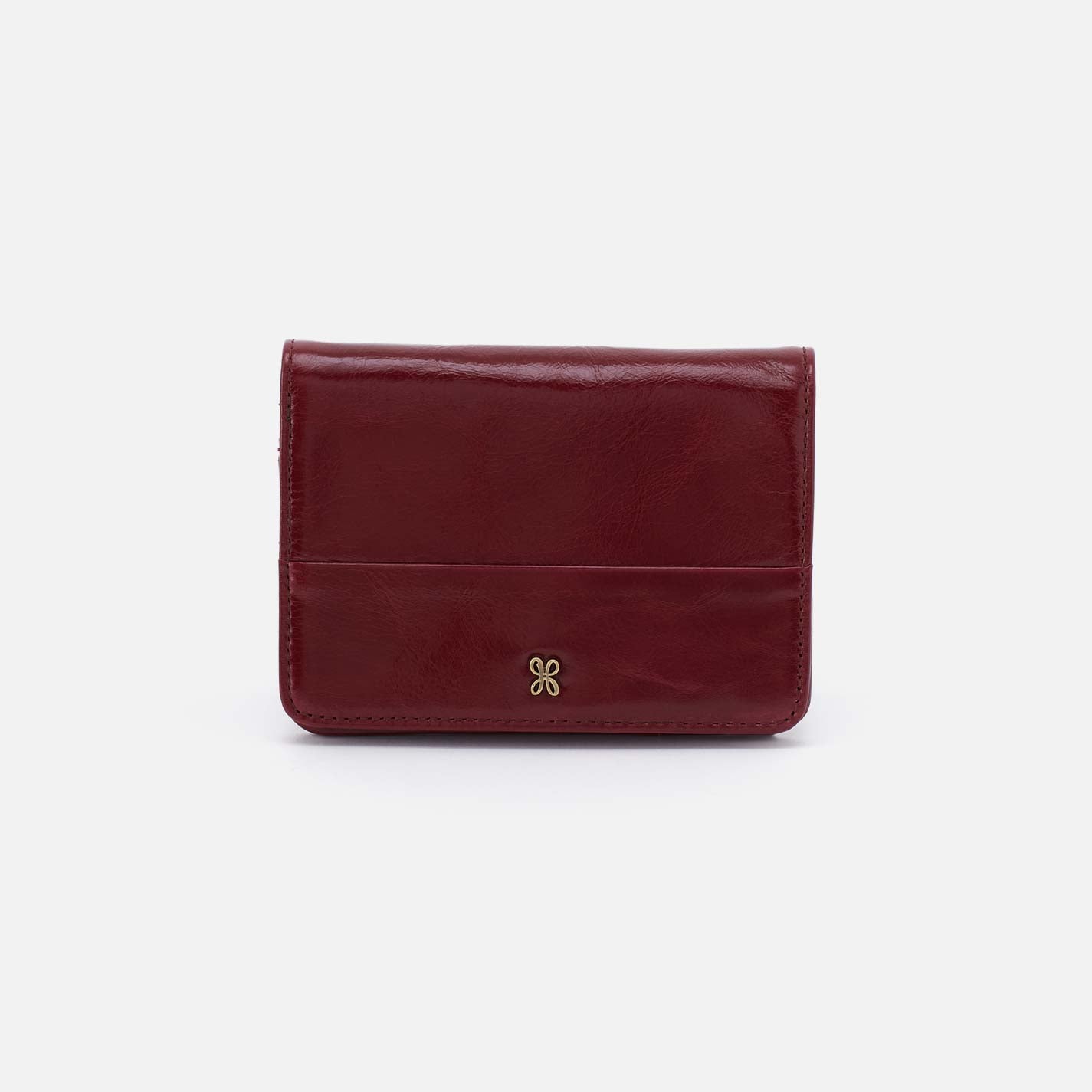 Jill Bifold Wallet in Polished Leather – Saddleberry