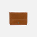 Jill Bifold Wallet in Polished Leather – Truffle