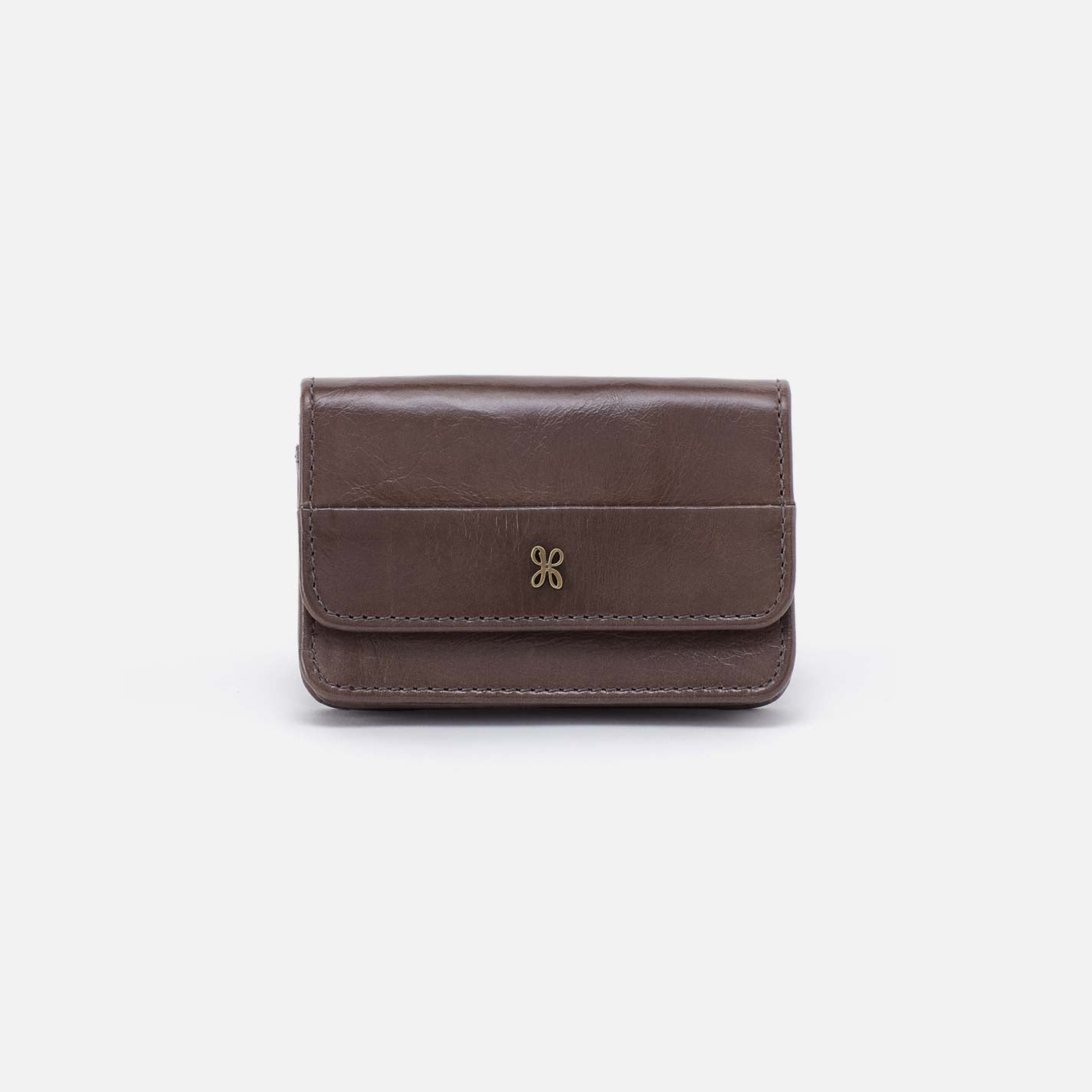 Jill Flap Card Case in Polished Leather – Hearthstone
