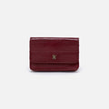 Jill Flap Card Case in Polished Leather – Saddleberry