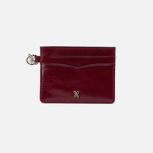 Charmed Card Case in Polished Leather – Saddleberry