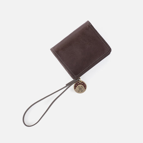 Coin Wristlet Wallet in Polished Leather – Hearthstone