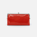 Lauren Clutch-Wallet In Polished Leather – Grenadine