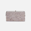 Lauren Clutch-Wallet in Printed Leather – Mystic Bloom