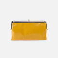 Lauren Clutch-Wallet In Polished Leather – Sun Glow