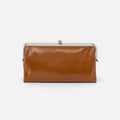 Lauren Clutch-Wallet in Polished Leather – Truffle