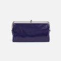Lauren Clutch-Wallet in Polished Leather – Winter Violet