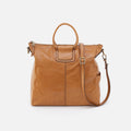 Sheila Large Satchel in Polished Leather – Natural